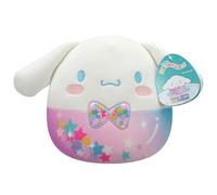 Squishmallows Hello Kitty and Friends Cinnamoroll peluche, 20,3 cm, motivo stelle e papillon