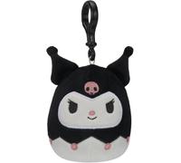 Squishmallows Jazwares - Clip per borsa ufficiale Sanrio Hello Kitty Friends Squad (Kuromi) da 8,9 cm