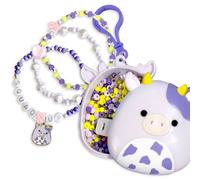 Squishmallows Kit originale Bubba The Cow, kit per la creazione di braccialetti dell'amicizia, braccialetto dell'amicizia, braccialetto con ciondoli, kit per la creazione di braccialetti con ciondoli