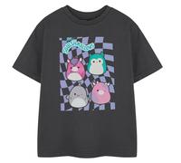 Squishmallows Maglietta Scacchiera Maniche Corte Ragazze (NS8838)
