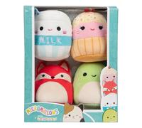 Squishville Mini Squishmallows Pluschfiguren 4er-P ACC NUOVO