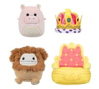 Squishmallows Micromallows SQMM0014 - Set di accessori per la parata reale, mini peluche, 6,5 cm