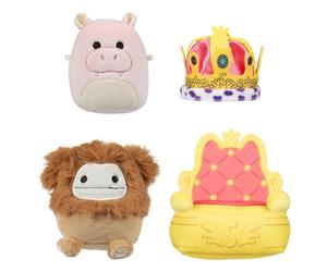 Squishmallows Micromallows SQMM0014 - Set di accessori per la parata reale, mini peluche, 6,5 cm
