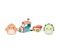Micromallows SQMM0015 - Set di accessori da viaggio in treno, mini squishmallow, 6,5 cm