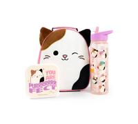 Squishmallows Multicolore Cam Lunch Bag, Lunch Box e Set di Bottiglie Ragazze