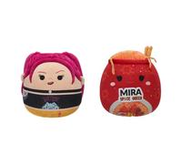 Squishmallows Netflix KPop Cacciatori di Demoni FlipAMallows Mira e Ramen | Peluche ufficiale Jazwares ribaltabile, 20,3 cm