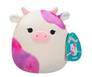 Squishmallows Original 19,1 cm Kalina la mucca bianca con macchie rosa tie-dye