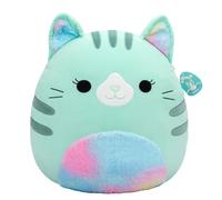 Squishmallows Original - Peluche Squishmallow ultra morbido a forma di gatto Corinna, colore foglia di tè, 50,8 cm