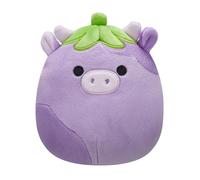 Squishmallows Originale mucca di melanzana Frederick da 19 cm, grazioso peluche da collezione, per bambini, peluche carino, adatto per ragazze e ragazzi dai 3 anni