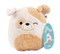 Squishmallows Peluche di Brock The Bulldog, 12,7 cm, con licenza ufficiale Kellytoy, da collezione, morbido e soffice, da aggiungere alla tua squadra, regalo per bambini, ragazze e ragazzi, 12,7 cm