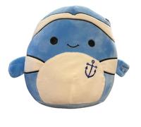 Squishmallows Peluche ufficiale Kellytoy da 20,3 cm (pesce pagliaccio blu con ancora)