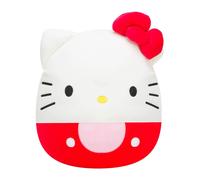 Squishmallows JWHK-12KR Sanrio 12-Inch Red Dress Add Hello Kitty to Your Squad,