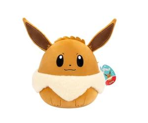 Squishmallows Pokémon Eevee - Peluche originale da 25,4 cm, Add Eevee to your Squad, peluche ufficiale Kelly Toy