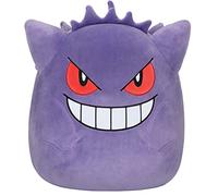 Squishmallows Pokemon - Peluche di Gengar da 35,5 cm, con scritta "Add Gengar to Your Squad", peluche di grandi dimensioni, peluche ufficiale Kelly, 25,40 cm (SQPK00023)
