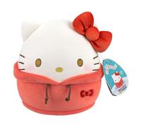 Jazwares Peluche Squishmallows Hello Kitty (Sanrio) con cappuccio ufficiale 20,3 cm
