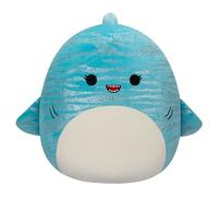Squishmallows SQCR02408 - Lamar dello squalo balena, 30 cm, peluche ufficiale Kelly Toys