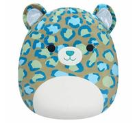 Squishmallows SQCR04131 - Peluche ufficiale Kelly Toys, Enos der Leopard, 30 cm, morbidissimo peluche