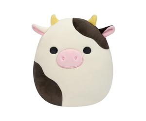 Squishmallows SQCR05373 - Connor The Black and White Cow, 19,1 cm, multicolore
