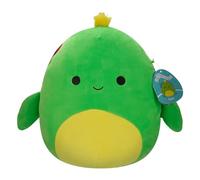Jazwares Squishmallows Plush Neon Green Turtle With Neon Tie Dye Shell Lars 30 Cm Figure Verde