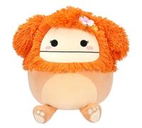 Squishmallows Plush Figure Light Orange Bigfoot with Flower Pin Shasta 30 cm