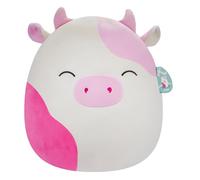 Squishmallows SQCR05470 Caedyn la mucca rosa a pois con occhi chiusi, 40,6 cm, m