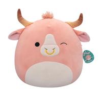 Jazwares Squishmallows Plush Peach Brahma Bull Howland 40 Cm Figure Rosa