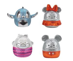 Squishmallows SQDI00234 Disney 100 - Set di 4 personaggi di peluche da 12,5 cm