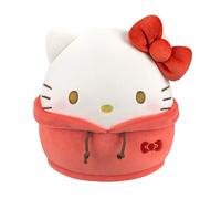 Squishmallows SQSN00754 - Hello Kitty e Amici Hello Kitty con il cappuccio 25 cm, peluche ufficiale Jazwares, peluche super morbido