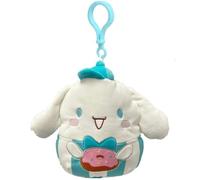 Squishmallows Squishmallow Original Cinnamoroll - Peluche a clip, 8,9 cm, taglia S