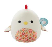 Squishmallows Todd SQCR05418 - Gallo beige con pancia floreale, 30,5 cm, multico