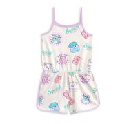 Squishmallows Tuta senza maniche multicolore per bambine | Completo con stampa integrale del personaggio Squish Squad | Abbigliamento estivo casual con tasche | Design con scollo rotondo