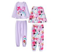 Squishmallows Viola Multi Character Confezione multipla da 2 pigiami a maniche l