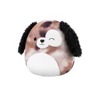 Squishmallows Zerdan il Cane Marmolato Marrone Occhiolino Un Occhio, 30 cm