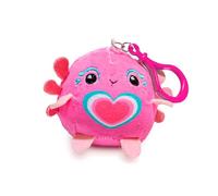 SQUISHPETS Flapper - Portachiavi in peluche di circa 6 cm, con dettagli ricamati, 6 modelli da collezione