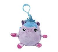 SquishPets - Galupy Portachiavi Unicorno Arcobaleno Nova 6 cm| Peluche Morbido Colorato | Portachiavi Bambina per Zaino | Regalo Originale