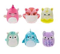 Squishville SQM0507 - Confezione da 6 mini squad, colori vivaci, super morbidi, 5 cm