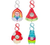 Squishville Original Squishmallows Style & Squish Clips - Clip On e collegamento insieme
