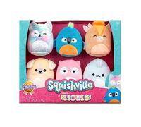 Squishville SQM - Peluche Squishmallow, confezione da 6, 5,1 cm, confezione da 6