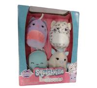 Squishville SQM0327 Sparkle Squad Four 2-Inch Plush-Toys for Kids