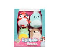 Squishville SQM0505 - Set di 4 mini squad, super morbidi, 5 cm