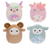 Squishville SQM0506 - Confezione da 4 fienili Squad, super morbidi, 5 cm