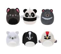 Jazwares Squishville Mini Squishmallows Plush 6 Pack & Squad 5 Cm Figure Multicolor