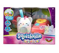 Squishville Squishmallows, set di accessori per la stanza in peluche, mini squishmallow Camilla da 5,1 cm e 2 accessori di peluche, animali morbidi marshmallow, giocattoli da picnic