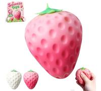 Squishy Alla Fragola, Simpatici Giocattoli Sensoriali Alla Frutta, Giocattolo Ansia Squishy Alla Fragola Che Cambia Colore UV, For Tutte Le Età Rilascia Stress, For Ragazzi E Ragazze(1psc)
