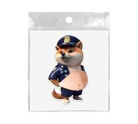 Squishy Belly Stickers, con adorabile design 3D a forma di cucciolo, 9,5 x 1,6 x 12 cm, adesivi per cani con pancia grassa, adesivi antistress, morbidi, divertenti e facili da applicare, per