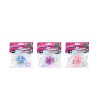 Squishy giocattolo glitterato con zampe di gatto multicolore mochi squishy