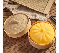 Squishy Gnocchis Giganti, Gnocchis Giganti Glitter Colorati, Gn-occhi Arcobalenos Squishy Giocattolo Sensoriale Antistress Con Scatola Vapore, Gn-occhi Glitter Morbidi Comprimere Giocattolo Fidget