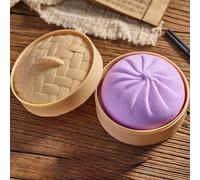 Squishy Gnocchis Giganti, Gnocchis Giganti Glitter Colorati, Gn-occhi Arcobalenos Squishy Giocattolo Sensoriale Antistress Con Scatola Vapore, Gn-occhi Glitter Morbidi Comprimere Giocattolo Fidget