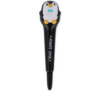 Legami - Penna Gel Antistress Squeezies, Tema Penguin, Cancelleria Per Scrivere Rilassarsi Concentrarsi, Penna Anti Stress, Super Morbida, Inchiostro Nero, Diametro Punta 1 mm