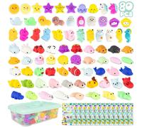 Squishy Piccoli Gadget Compleanno Bambini Pack 80 Mini Giochi Regalini Fine